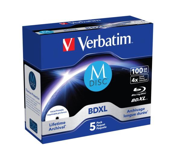 Verbatim BD-R M-Disc 100 GB (4-fach, 5 Stck)