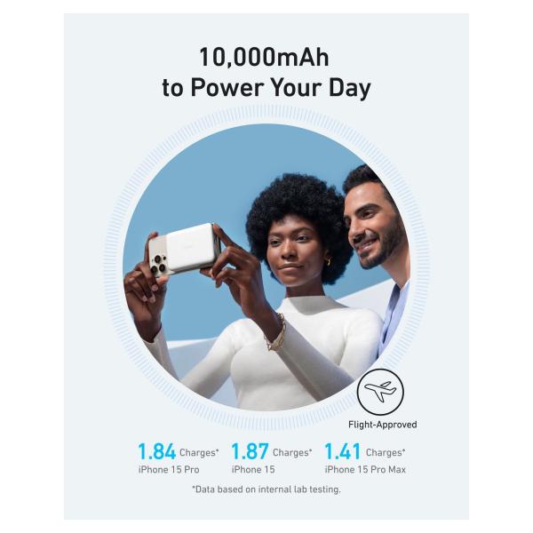 ANKER MagGo PowerBank 10.000mAh Slim weiss