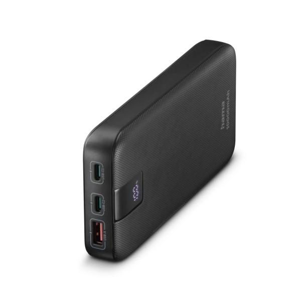 HAMA Power Pack PD 10, 10000mAh, 3 Ausgnge Anthrazit