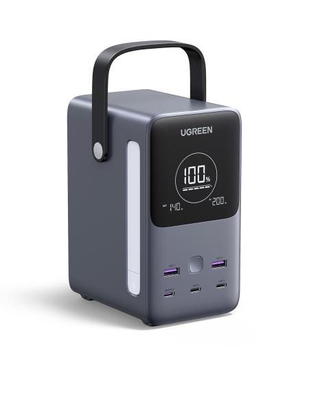 UGREEN Nexode Power Bank 48000 mAh Lithium Grau – Powerbank für Laptop, Smartphone & Tablet