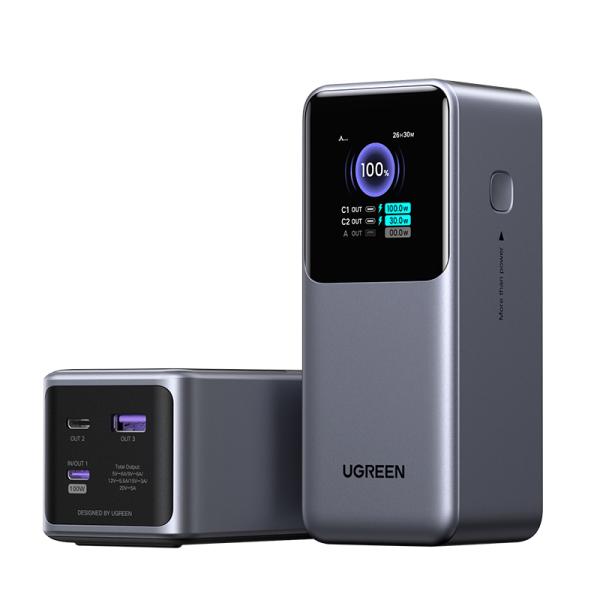 UGREEN 20000mAh 130W Fast Charging Powerbank grau
