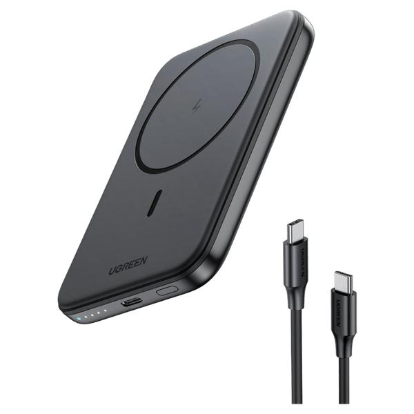 Ugreen 25207 Powerbank 5000 mAh 15W mit MagSafe schwarz