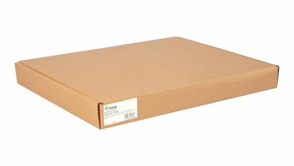 Equip Variabler 19 Zoll Fachboden 1HE 350 mm Schwarz | Rack Ablage bis 100 kg | Serverschrank Regalboden