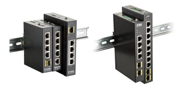 D-Link DIS-100G-10S 8-Port Gigabit Industrie Switch