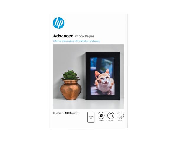 HP Advanced Fotopapier 10x15cm 250 g/m2 glänzend Q8691A