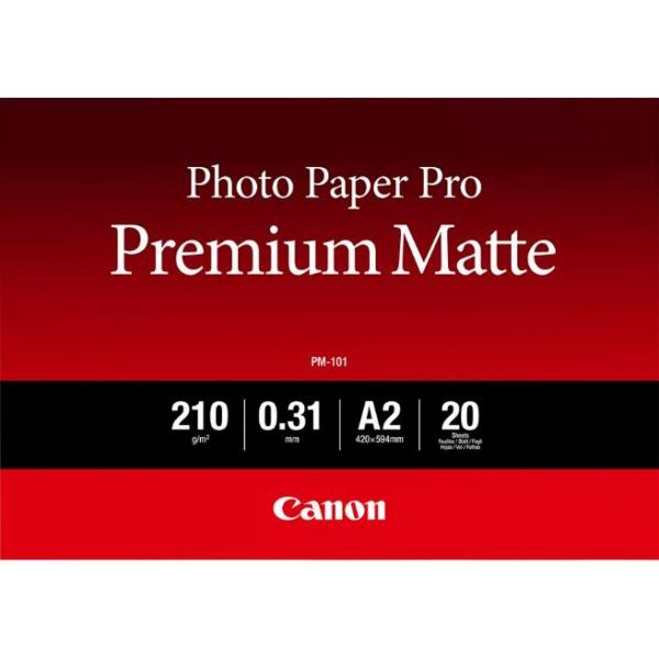 Canon PM-101 Pro Premium Fotopapier A 2, 20 Blatt, 210 g