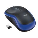 Logitech M185 Blau Maus Beidhändig RF Wireless Optisch 1000 DPI