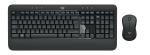 Logitech MK540 Advanced Wireless Combo schwarz QWERTZ DE
