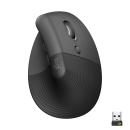 Logitech Lift Ergonomische Vertikalmaus – Kabellos & Bluetooth | 4000 DPI | Für Rechtshänder – Schwarz